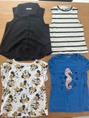 Lot t shirt taille 8-10 ans