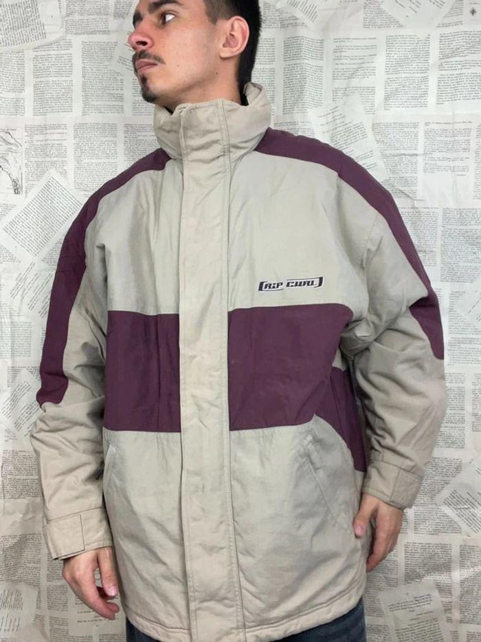 Veste d’hiver avec capuche ripcurl brodé y2k - photo numéro 2