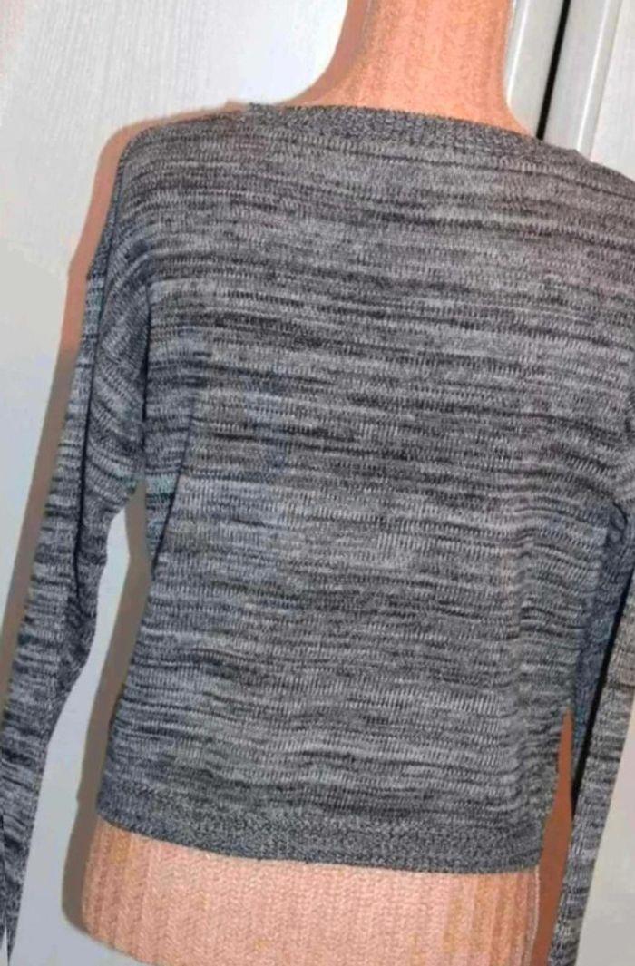 Pull  gris chiné  - Jennyfer - Taille  S - photo numéro 6