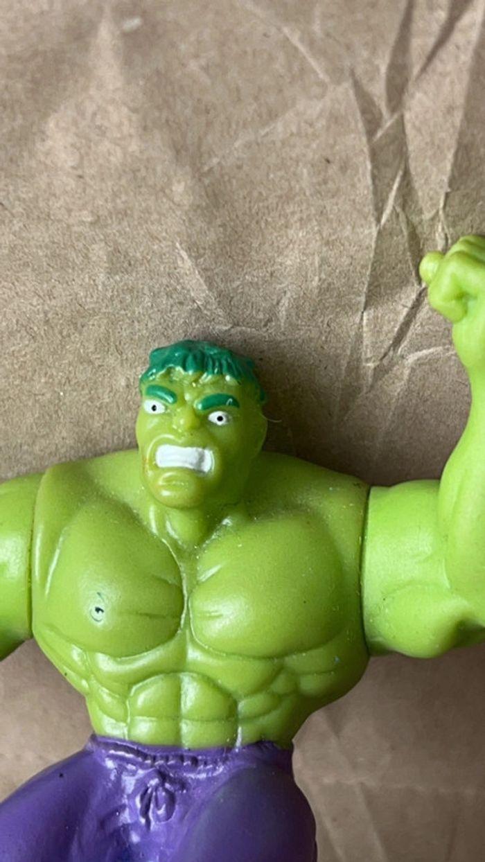 Marvel entertainment group 1993 - Rare figurine l’incroyable Hulk 9cm - photo numéro 5