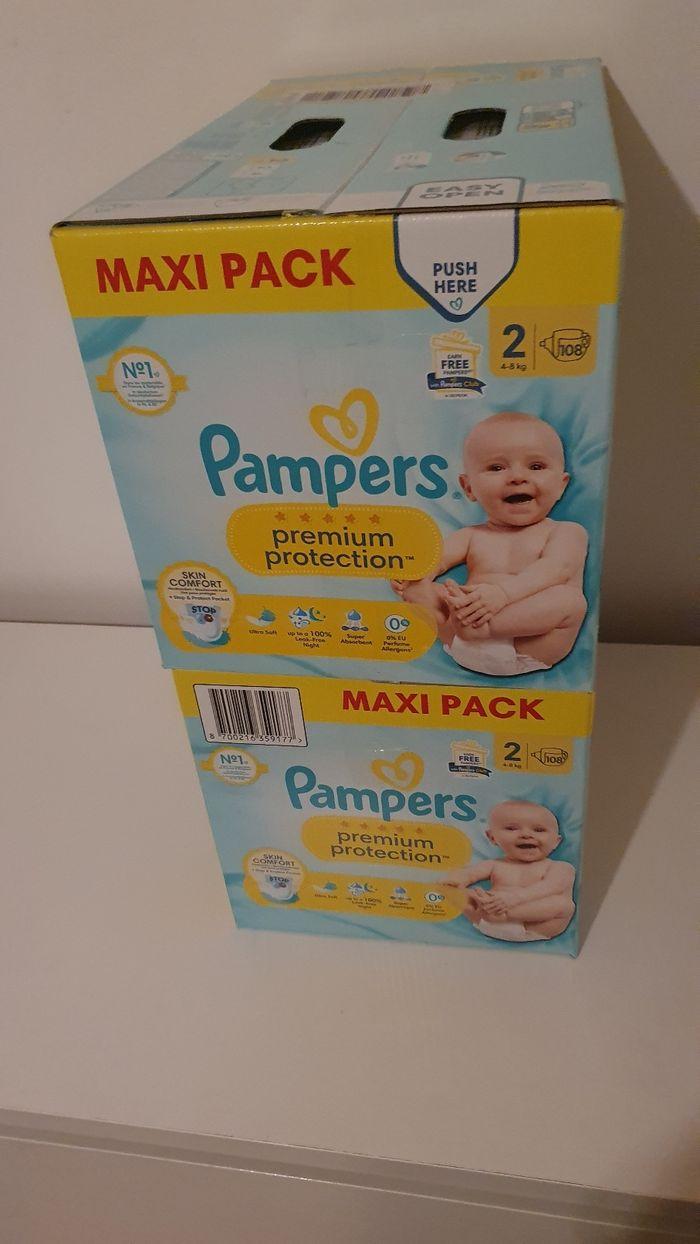 Lot de couches pampers taille 2 - photo numéro 2