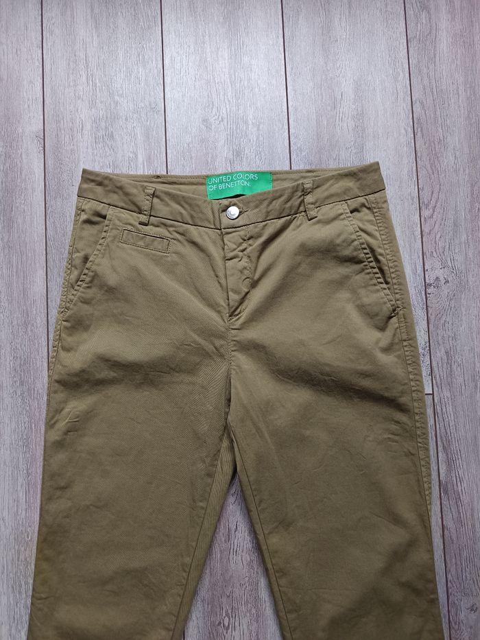 Chino United Colors of Benetton kaki taille 38 - photo numéro 3