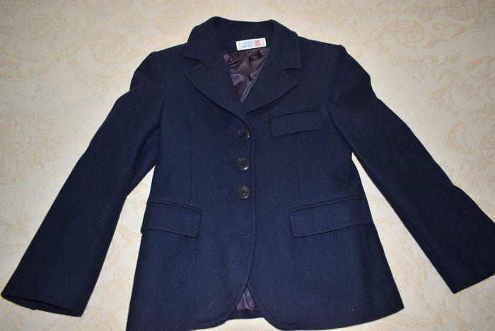 veste bleu marine laine 9 ans