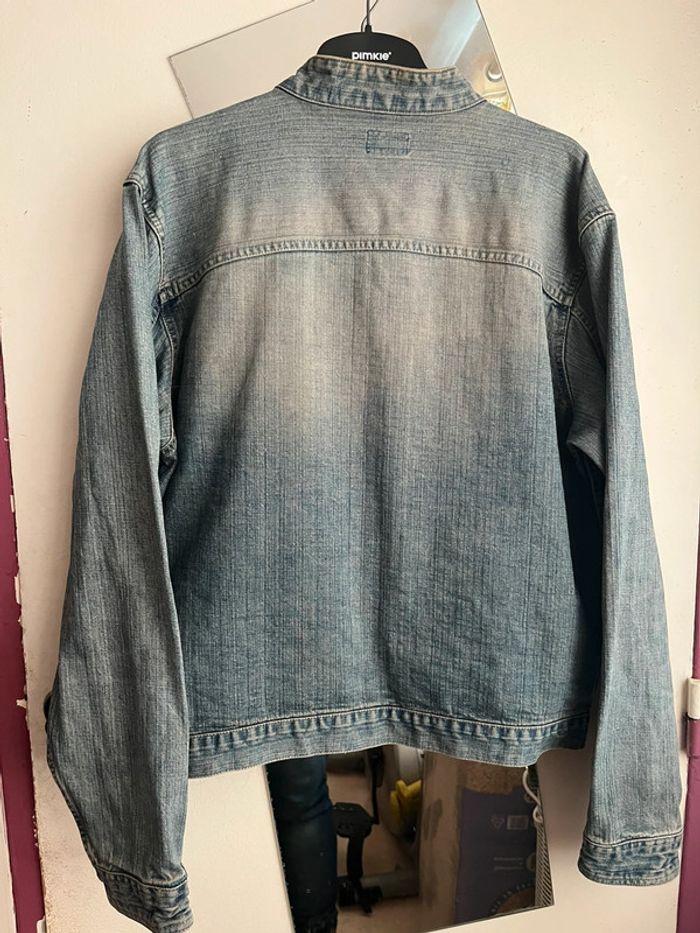 Veste en jeans effet délaver en L - photo numéro 5