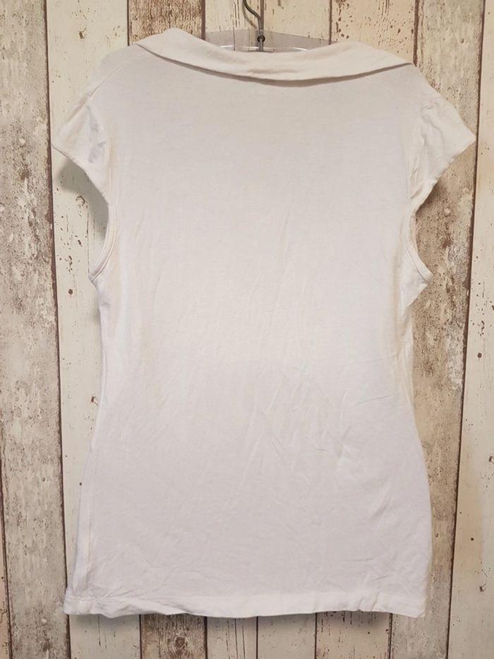 T-shirt blanc taille L - photo numéro 2