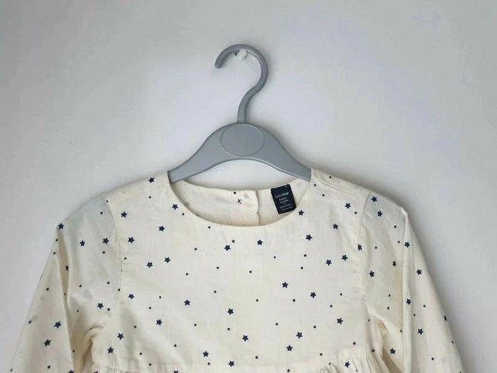 Blouse écru motif étoiles fille T.5 ans Gap - photo numéro 2