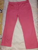 Pantalon court rose