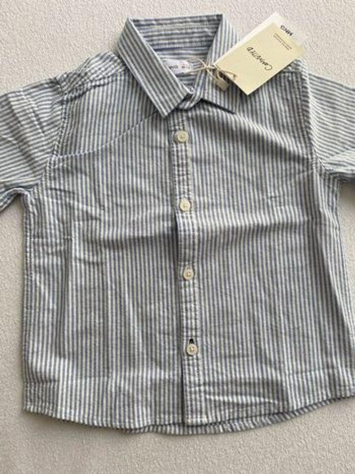 Chemise bébé à rayures / Mango / 86 cm - photo numéro 3