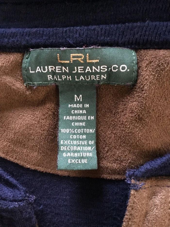 Top manches longues pour femme Lauren Jeans Co Ralph Lauren bleu marine taille M 078 - photo numéro 9