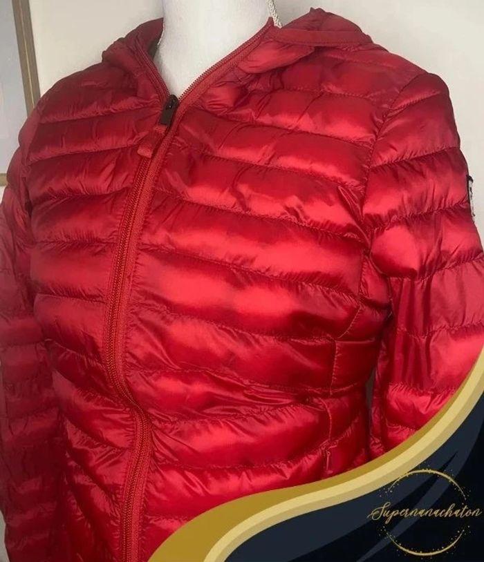 Doudoune legere rouge North Wood Taille S / 36 - photo numéro 3