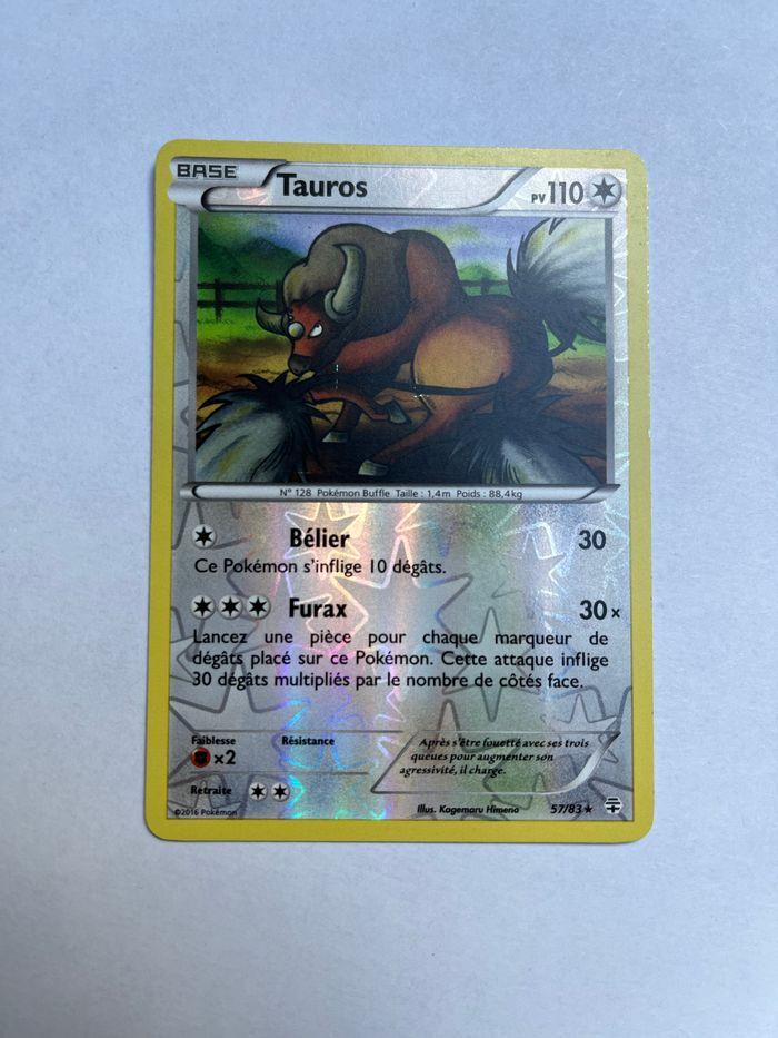 Cartes Pokémon Tauros 57/83 - photo numéro 1