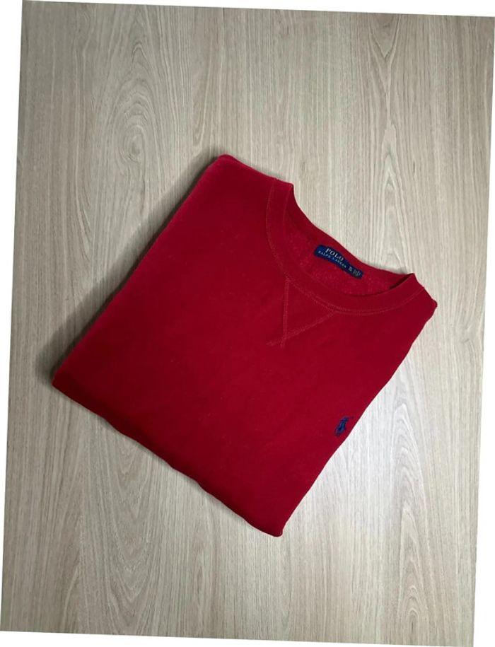 Pull Ralph Lauren Rouge Taille XL Authentique - photo numéro 1