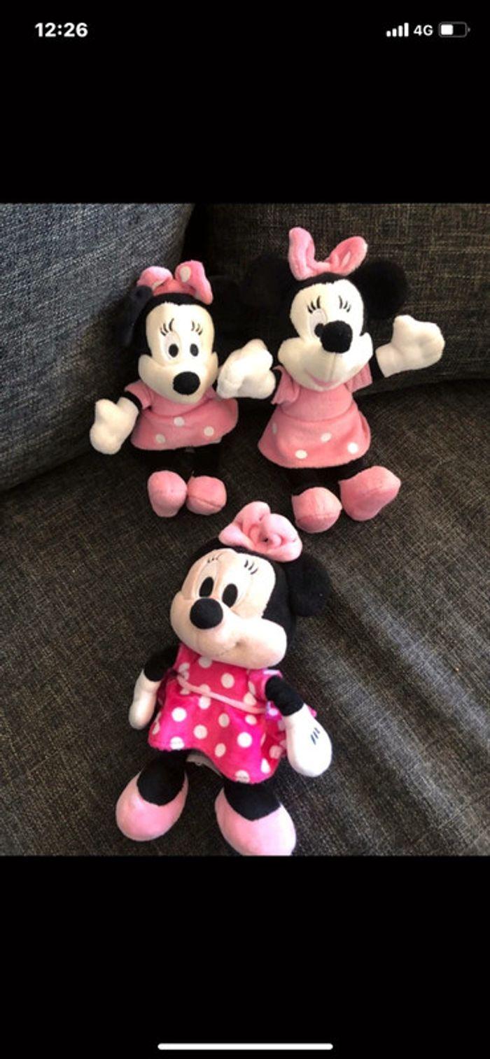 Lot petite peluche Minnie - photo numéro 1