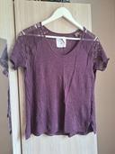 T-shirt violet H&M