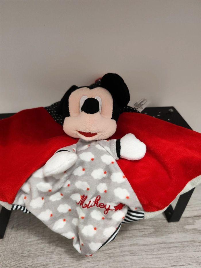 Doudou mouchoir mickey mouse - photo numéro 2