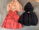 Lot de 3 vêtements bébé fille 6 mois