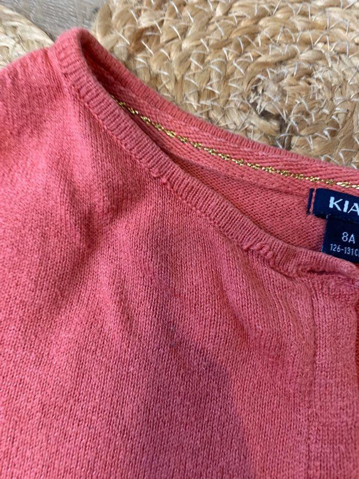 Cardigan / Gilet rose corail Kiabi 8ans / 126-131 cm - photo numéro 8