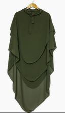 Khimar 3 voiles mousseline neufs