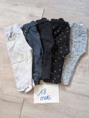 Lot 5 pantalons 18 mois