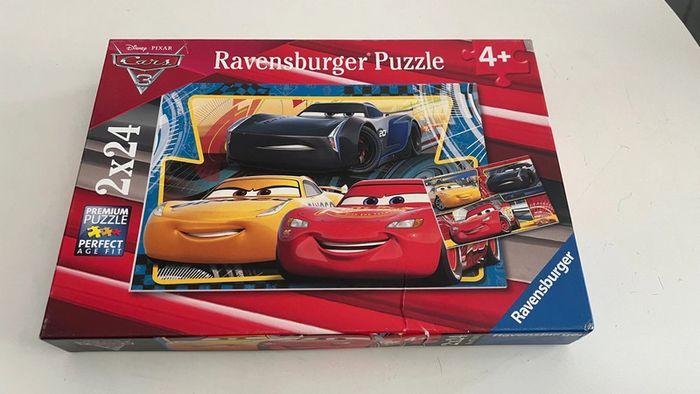 Puzzle cars 2x24 ravensburger avec mini poster . Parfait état . - photo numéro 3