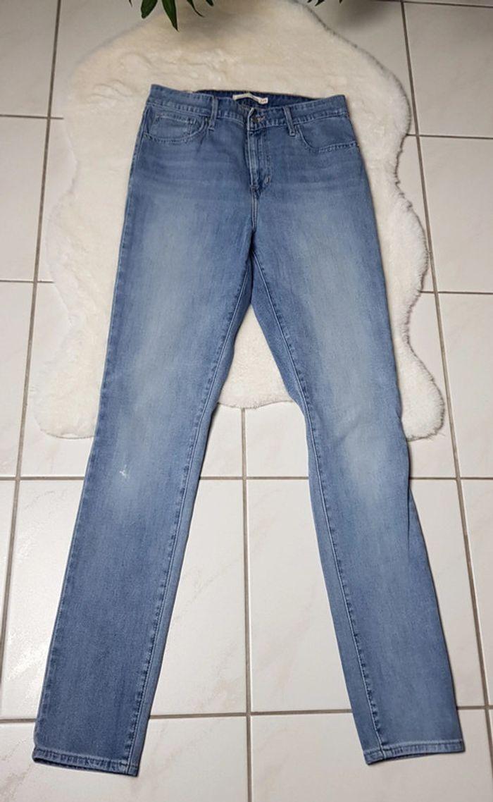 Jean Levi's 721 Premium High Rise Skinny W29 L32 Bleu Clair - photo numéro 2