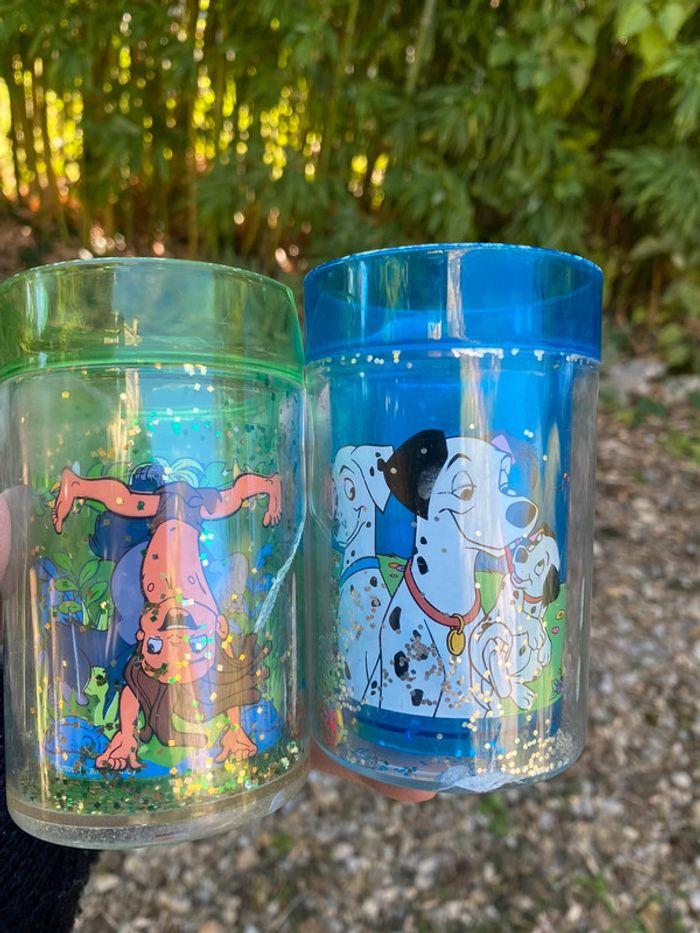 Verres doubles parois Disney vintage - photo numéro 1