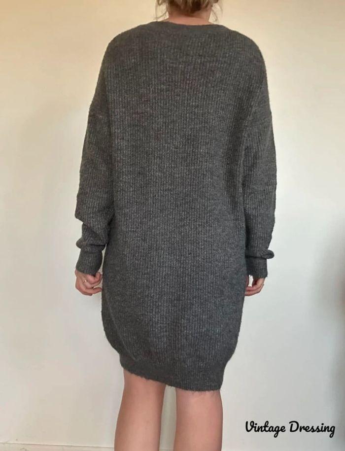 Robe pull grise Vintage Dressing – Confortable et stylée, taille unique (36-42), très bon état 💖 - photo numéro 5