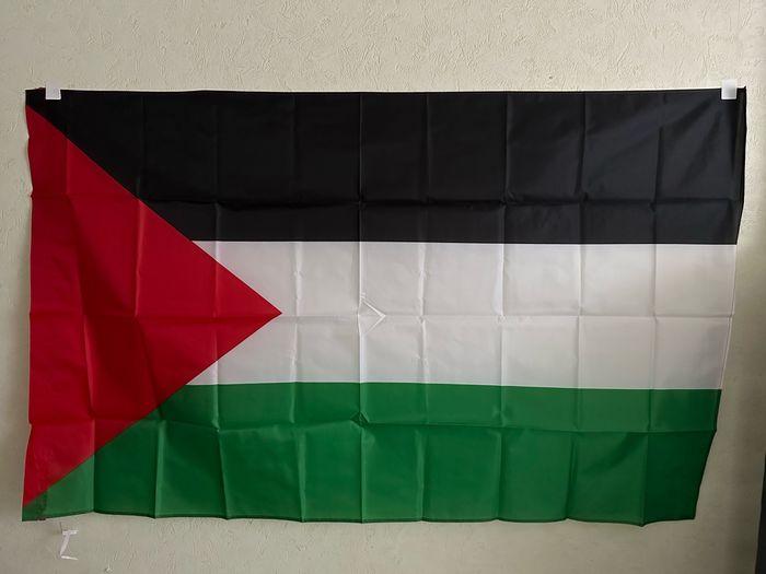 Grand drapeau Palestine 90x150cm NEUF 🇵🇸