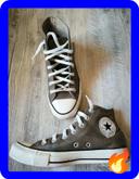 Basket   Converse en cuir gris foncé pointure 37