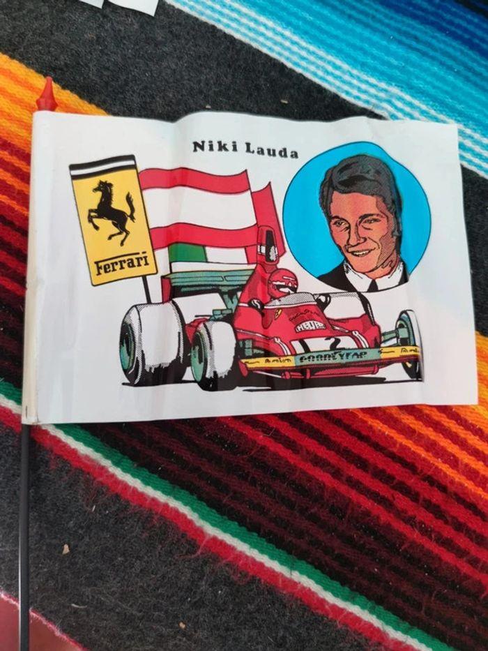 Mini drapeau à agiter formule 1 . Original F1 de 1972