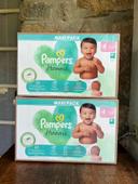 2 Cartons Pampers Harmonie Taille 4 : 148 Couches