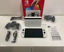 Nintendo Switch Oled Édition + 3 Jeux Switch/ Neuf + Accessoires