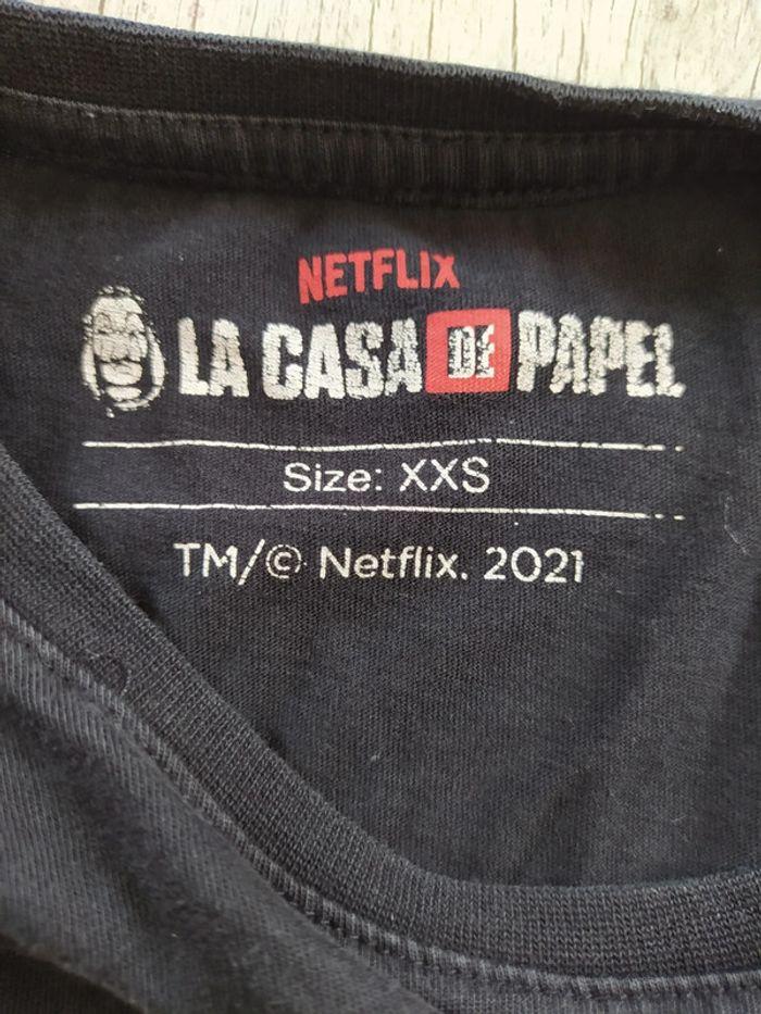 Tee shirt la casa de papel taille 12 ans - photo numéro 3