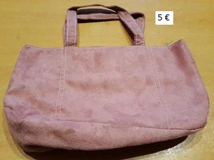 Sac à Main Rose Velour