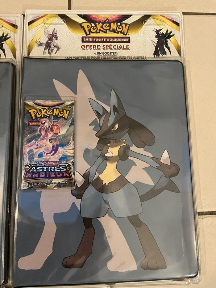 Porte folio + booster Pokémon astres radieux lucario - photo numéro 4