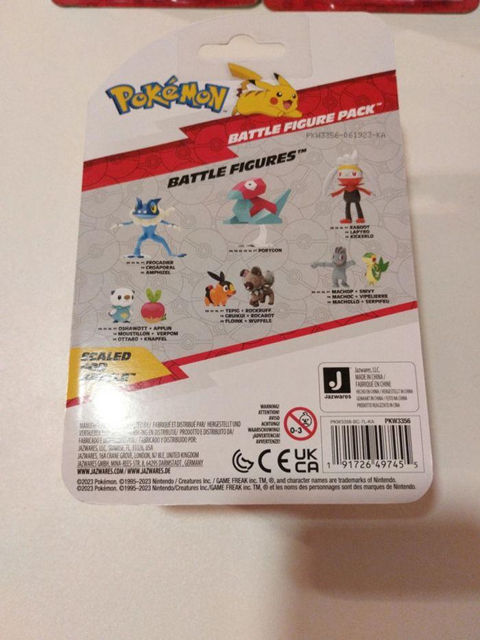 Pokémon - battle figure pack - Pikachu + chochodile - photo numéro 2