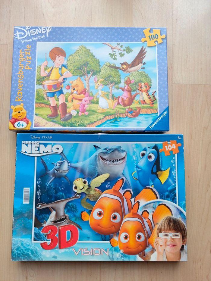 Puzzle Nemo et Winnie l'ourson 104 et 100 pièces