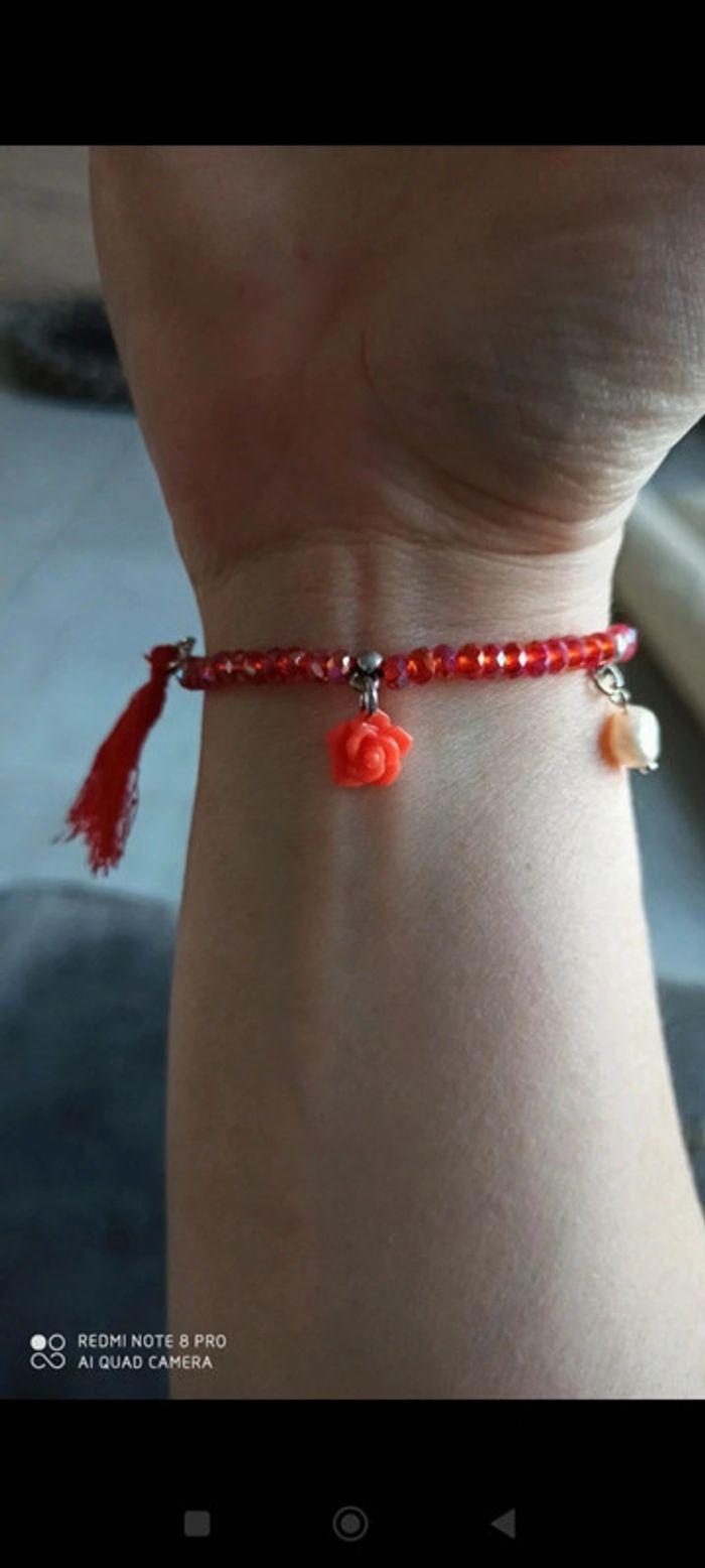 Bracelet élastique rouge ikita - photo numéro 6