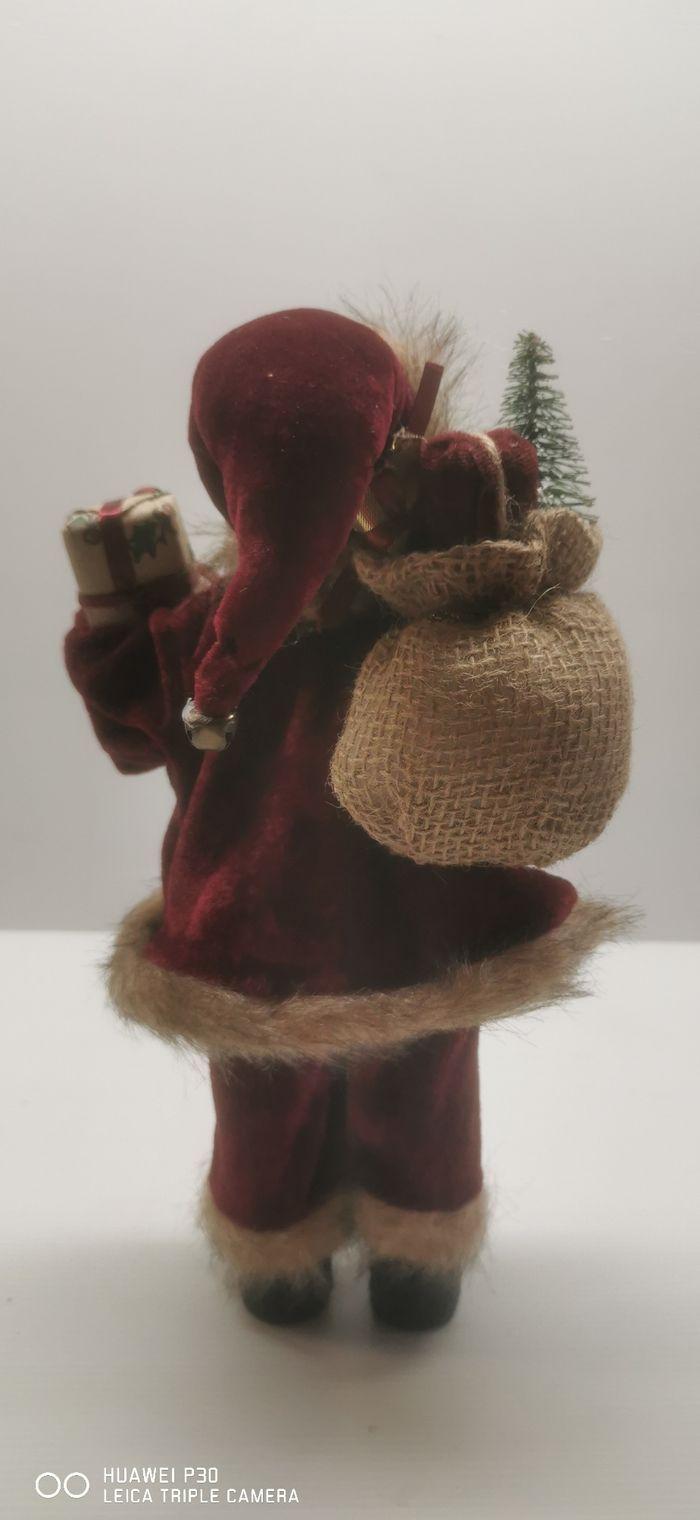 Père Noël 30 cm de haut. Figurine ANCIEN style anglais Jolly vintage Décoration - photo numéro 5