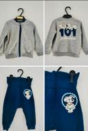 Ensemble veste et bas de jogging Disney baby 2-6 mois 62-68 cm comme neuf