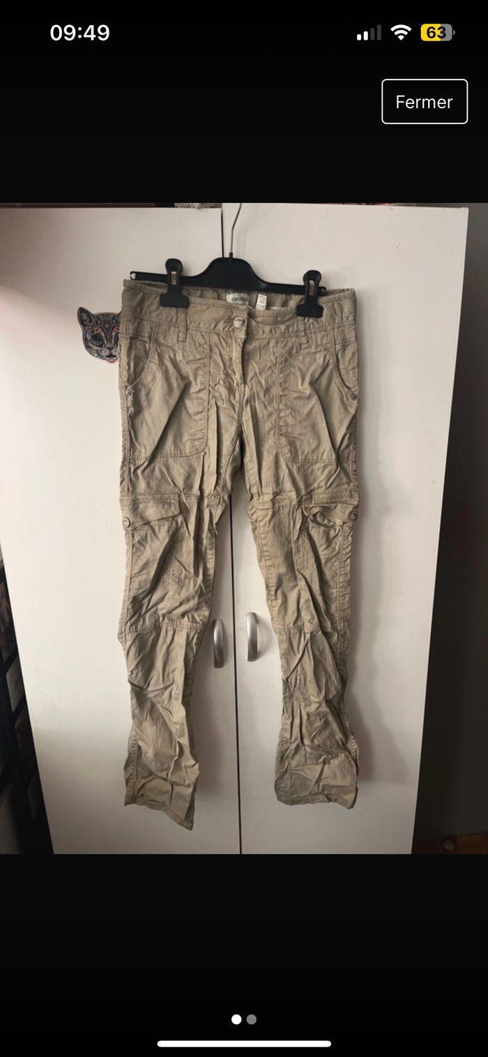 Pantalon en toile Okaïdi - photo numéro 1