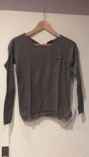 Pull gris Camaïeu taille XS