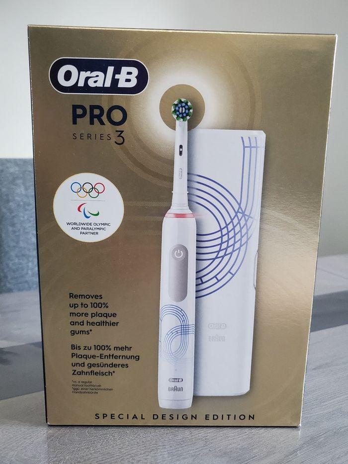 Brosse à Dents Électrique Braun Oral B PRO 3 Édition J.O.