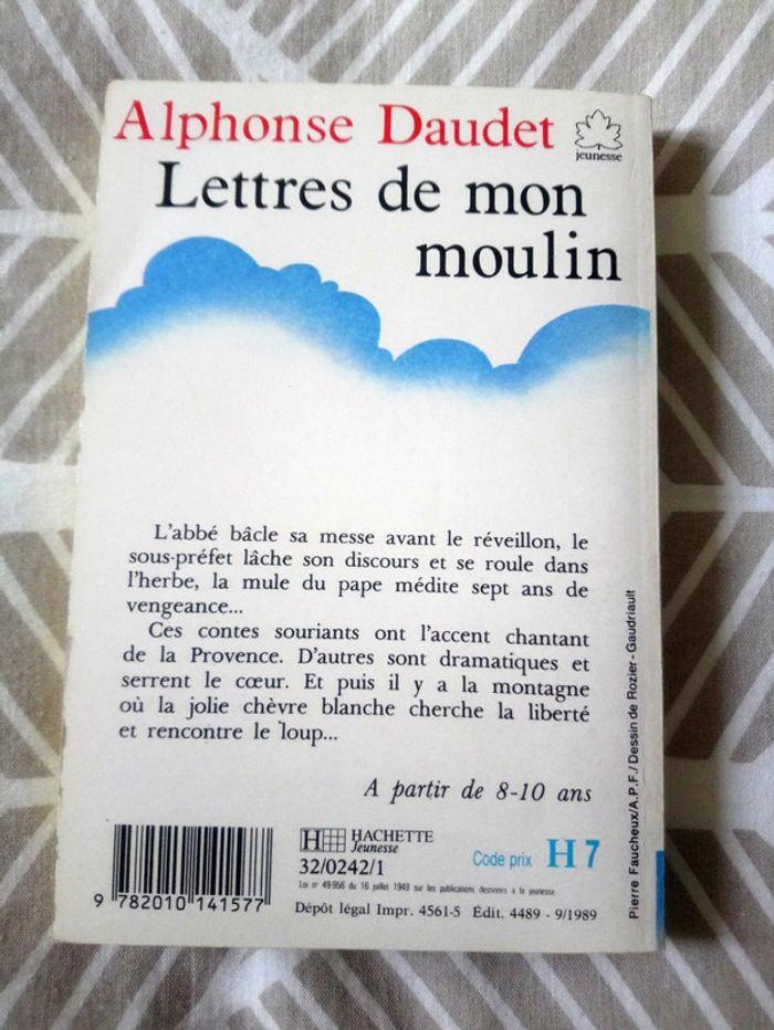 Livre Lettres de mon moulin, Alphonse Daudet - photo numéro 2