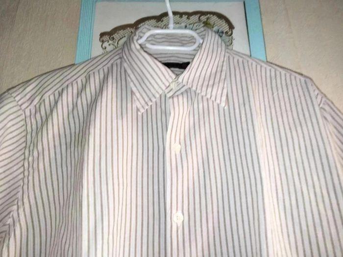 Chemise à rayures manches courtes taille M de chez celio - photo numéro 2