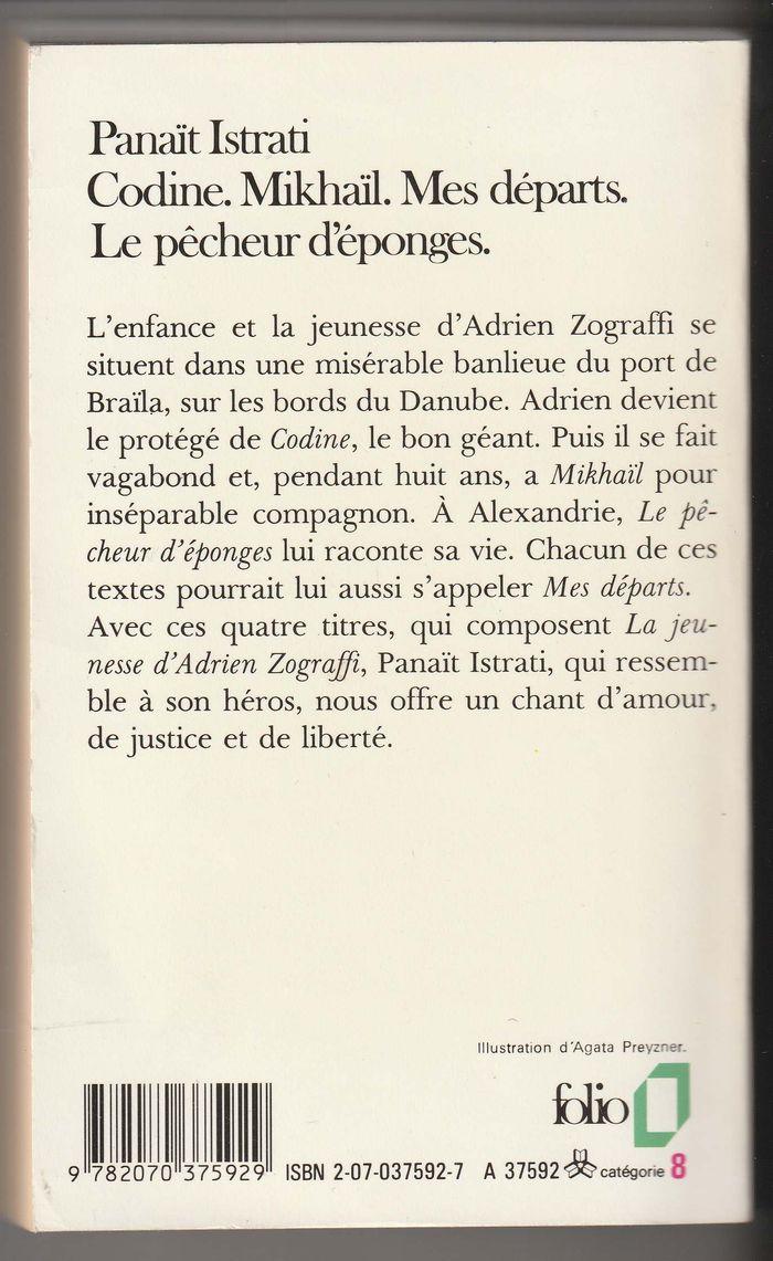 Panaït Istrati, La Jeunesse d'Adrien Zograffi - photo numéro 4