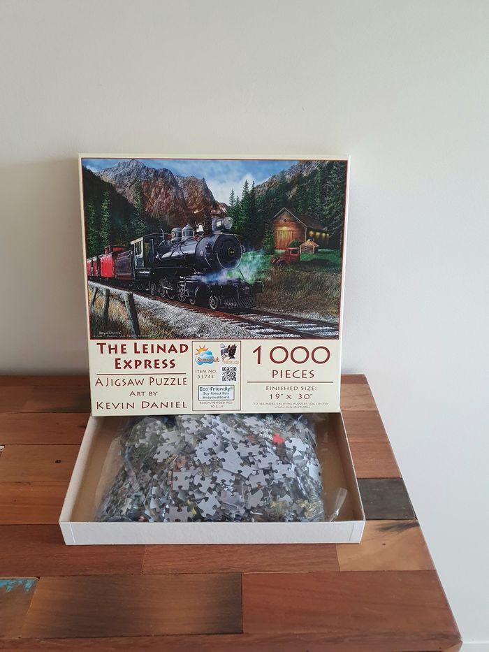 Puzzle  1000 pièces The Leinad Express 💙 - photo numéro 1