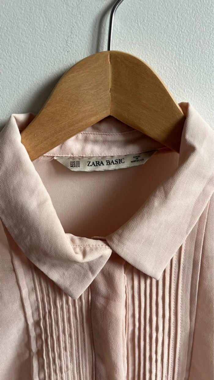 Blouse rose pâle Zara - photo numéro 4