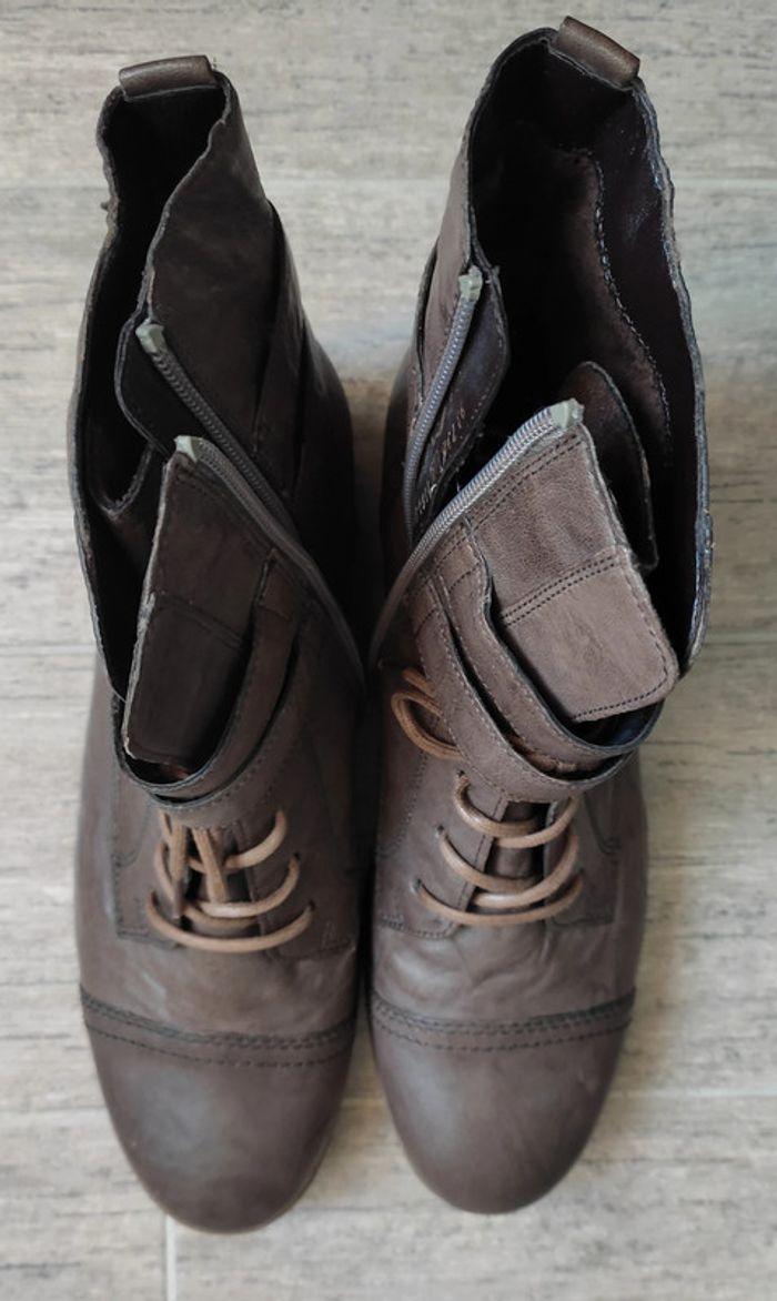 Bottines marron Gabor taille 40 NEUVES - photo numéro 2