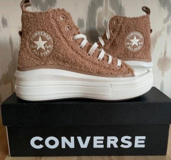 Converse tissu bouclette - photo numéro 1